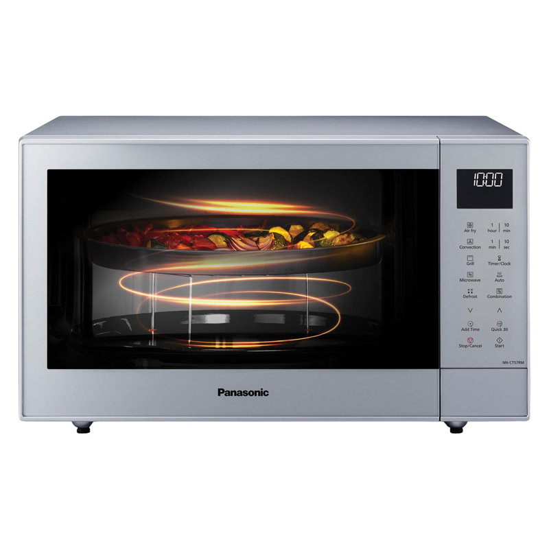 Panasonic 52cm 1000W - Watt Recirculating Countertop Microwave, Silver