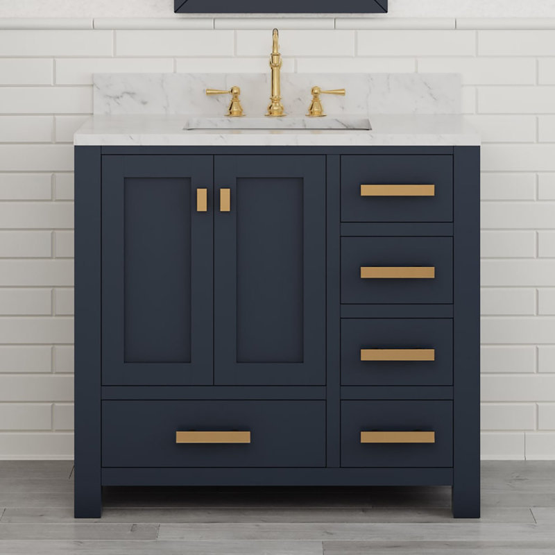 Steve 36'' W Single Vanity, Monarch Blue