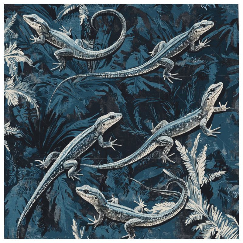 Édredon lézard bohème, Simple extra long