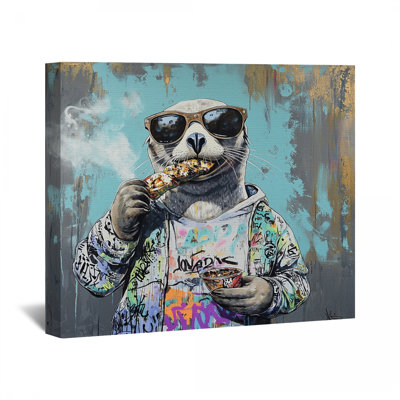 Toile de personnage animalier - Art mural