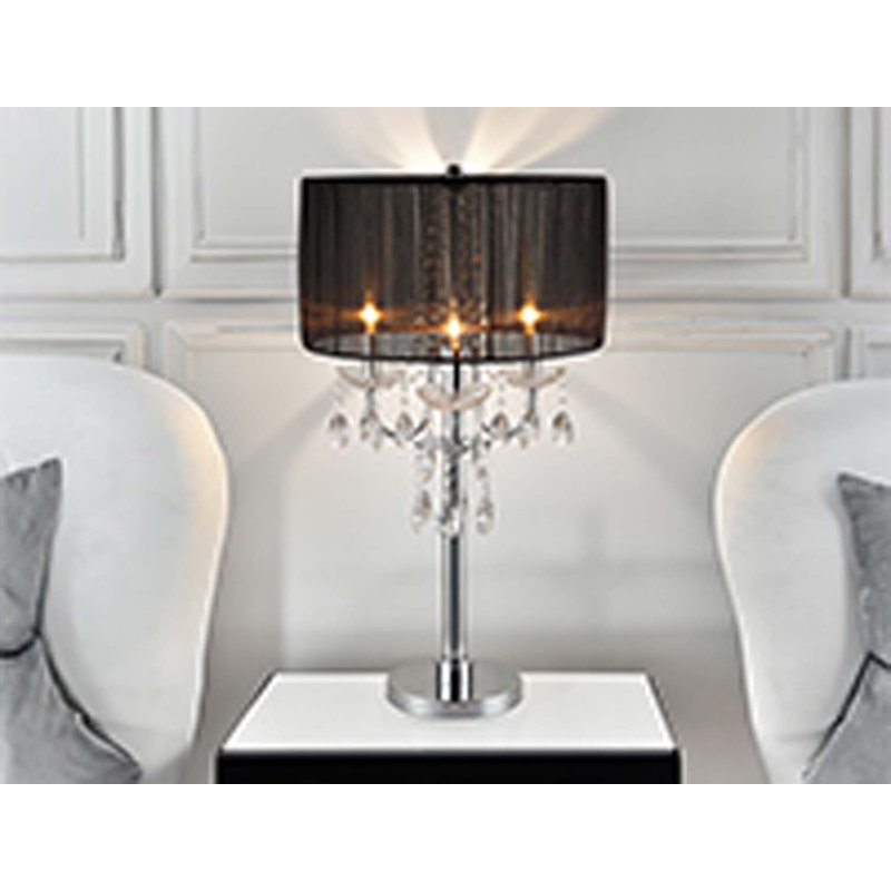 LAMPE DE TABLE INSPIRÉE 29,5 po H 29,5 po (1 PC / RTC) (1,58 / 9,10), Gris