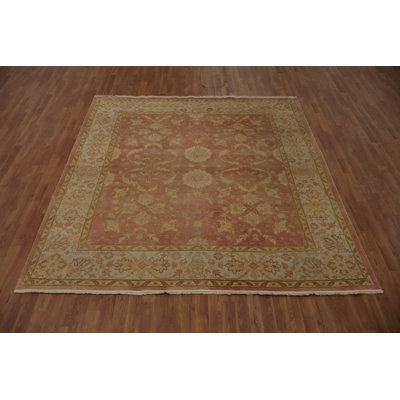 Tapis carré élégant avec délicats motifs floraux Ziegler 8 x 8