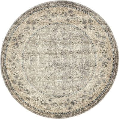 Tapis à motif oriental fumé Linz