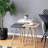 Jermail Modern 3-Piece Square Nesting Coffee Table Set – Space-Saving Accent Tables for Living Room & Small Spaces (Cream, Cappuccino, Anthracite)