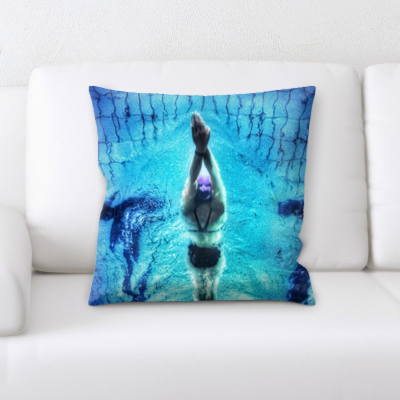 Microsuede Reversible Throw Pillow