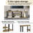 Easy Twist Assembly 3-Tier TV Stand In Dark Grey-1307437066