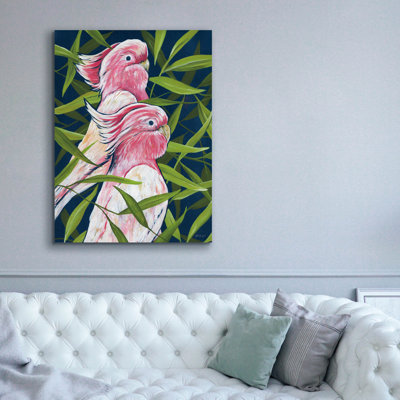 «Tropical Paradise Cockatoo» par Yvette St. Amant, art mural sur toile