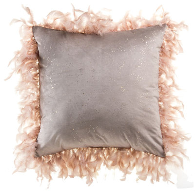 Housse et insert de coussin en velours carré Rica