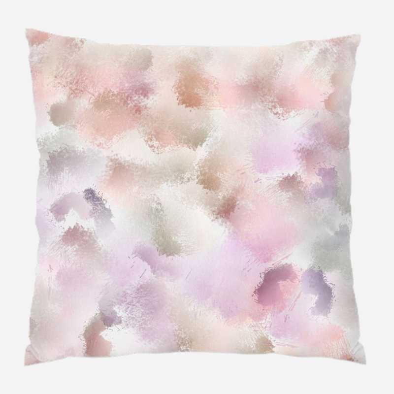 Coussin abstrait Wittig, Microsuède, Intérieur