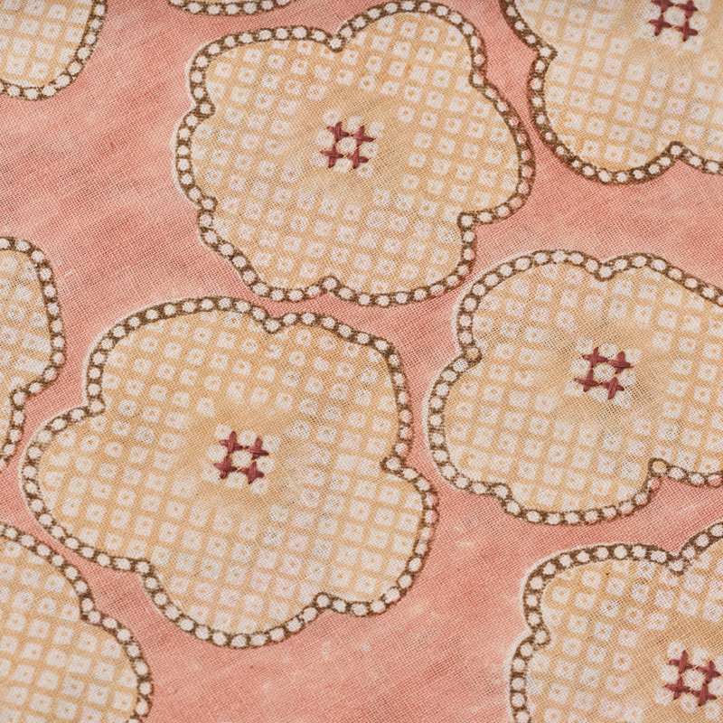 Floral Burst Table Placemat 14x20 Inch, Pink