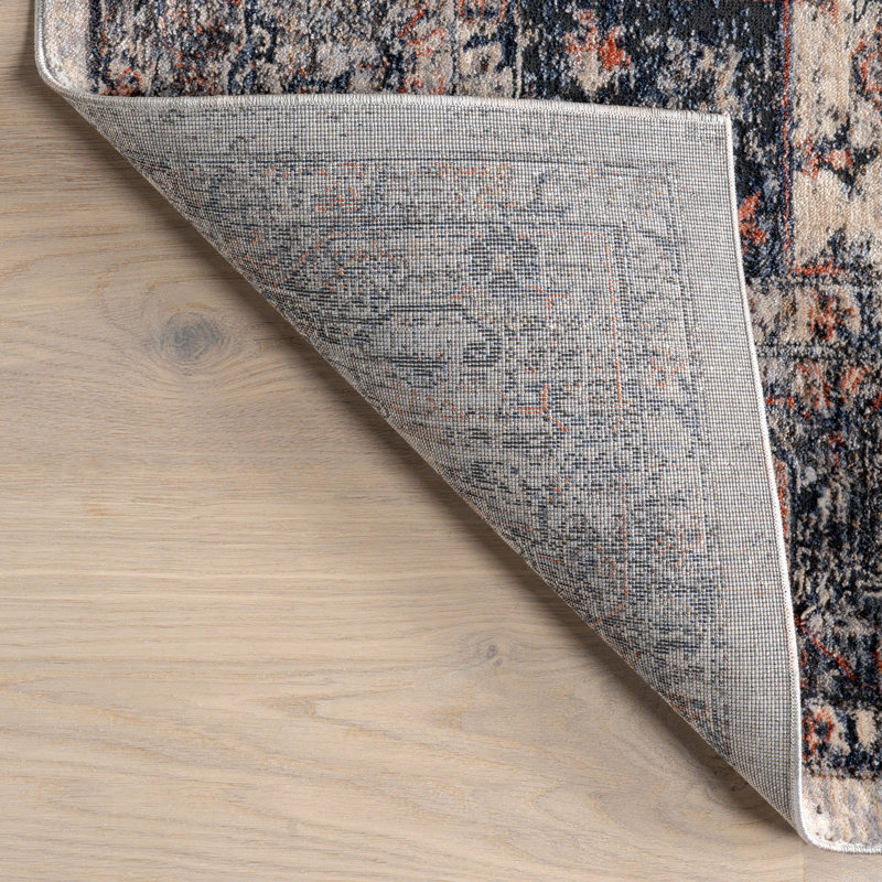 Saffron Traditional Medallion Area Rug, Runner 2'8" x 8'