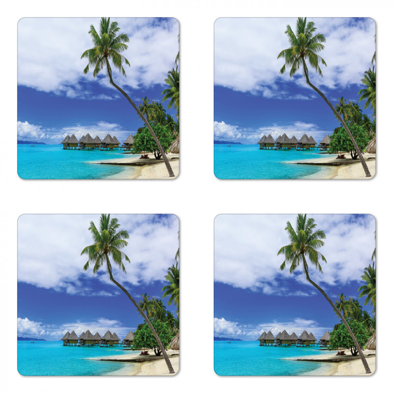 Square 4 Piece Coaster Set