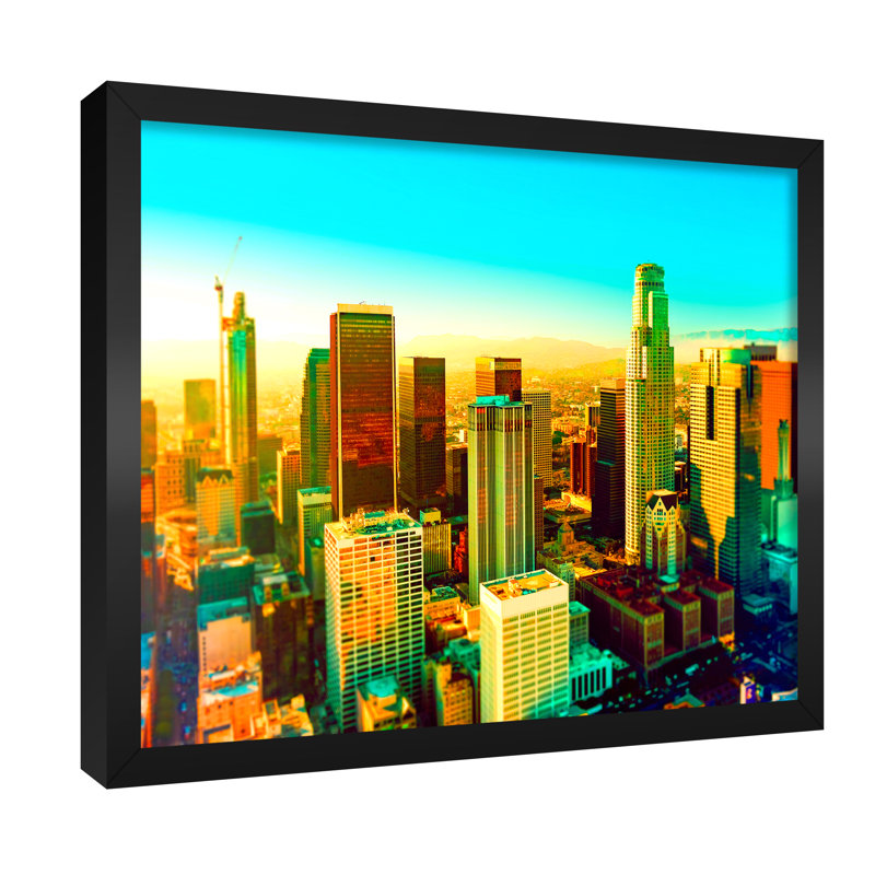 Ebern Designs Los Angeles Skyline, Los Angeles California - Canvas ...