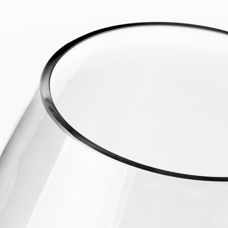 Eloda Glass Floor Vase, 28cm H x 22cm W x 22cm D