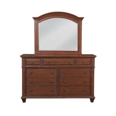 Stratton 9-Drawer Dresser and Mirror