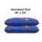 Memory Foam Fun Pillow Medium Standard Bed Pillow with Cool-to-the-Touch Cover-117319144