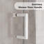 58 po x 60 po x H 72 po, porte de douche coulissante simple sans cadre 1/4 po