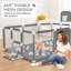 Grande barrière de sécurité pour bébé-80550534