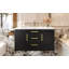 Meuble-lavabo mural 36 po avec lavabo en résine, armoire de rangement flottante et 2 tiroirs pour salle de bain moderne