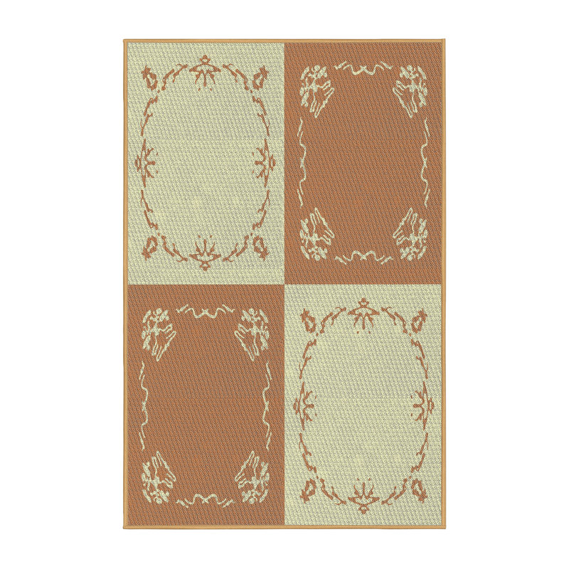 Tapis brun Ishika, Rectangle 5 pi x 7 pi