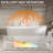 CASAINC 70.87" x 33.5" Modern Freestanding Soaking Solid Surface Bathtub with Overflow ＆ Pop-up Drain, Oval, Matte White