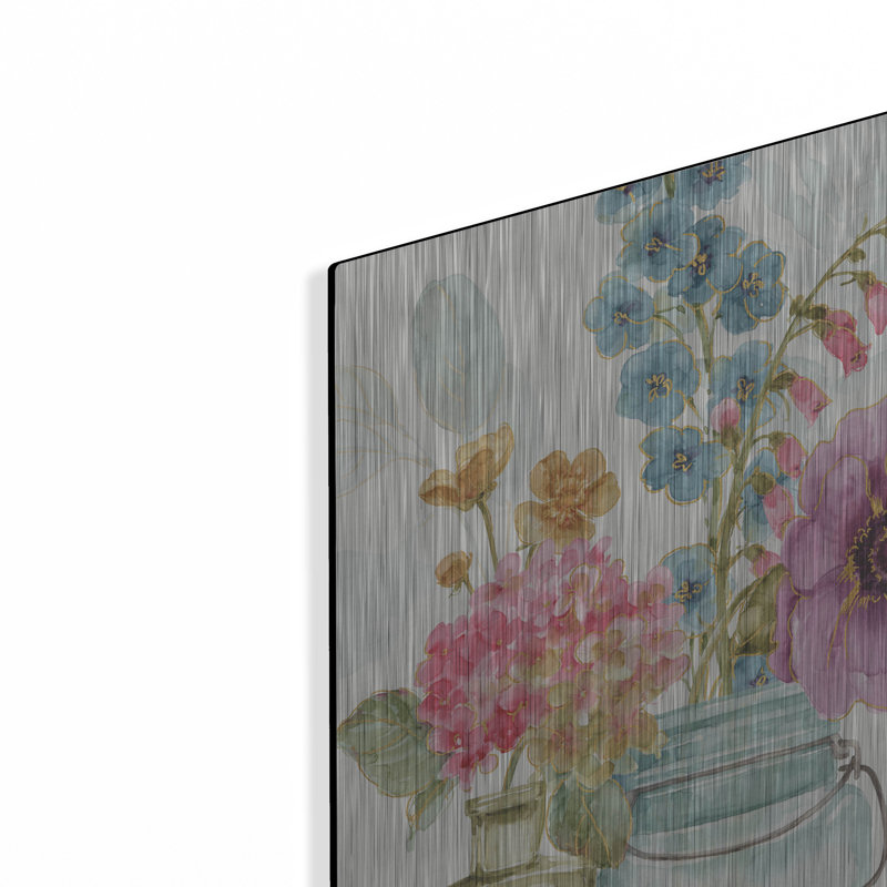 "Rainbow Seeds Flowers VIII" par Lisa Audit, H 16 po x l 12 po