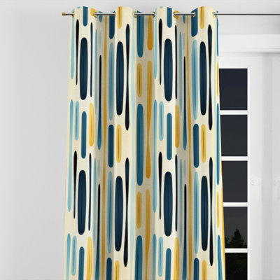Ayokunmi - Modern Blackout Grommet Curtain - 1 panel