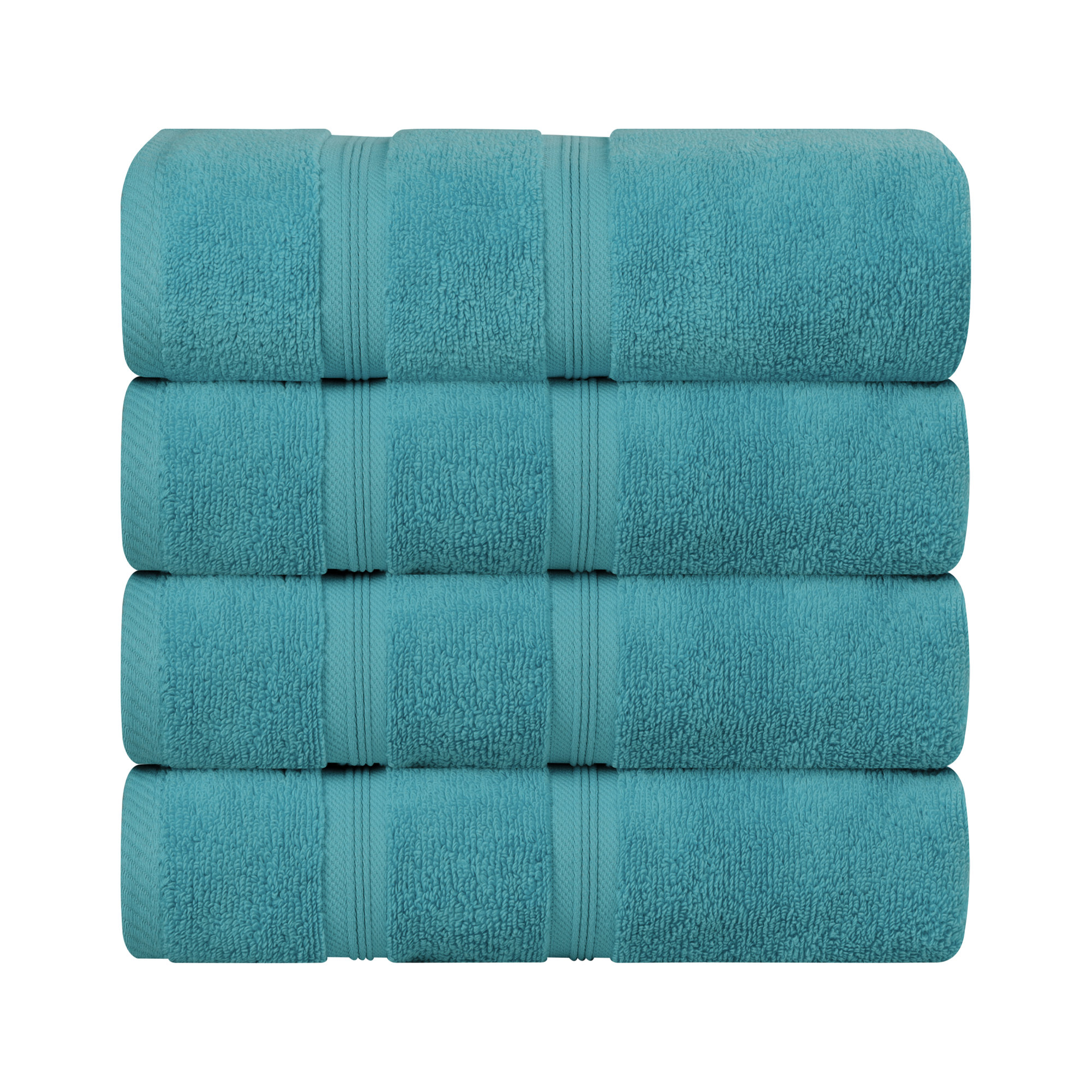 Smart Dry Zero Twist 100% Cotton Towel Set, Turquoise