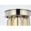 Plafonnier encastré cylindrique de style lustre à 2 lumières de 8 po Yazmin-27969442