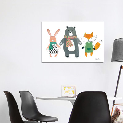 Neighborhood Pals Xii by Farida Zaman - Wrapped Canvas Painting