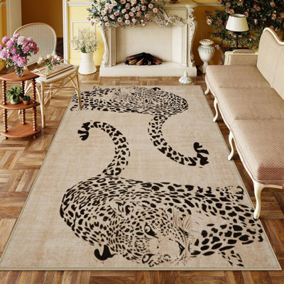 Tapis moderne pour salle de jeux pour enfants lavable et résistant aux taches