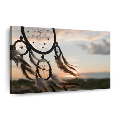 " American Indian Dreamcatcher Canvas Print "