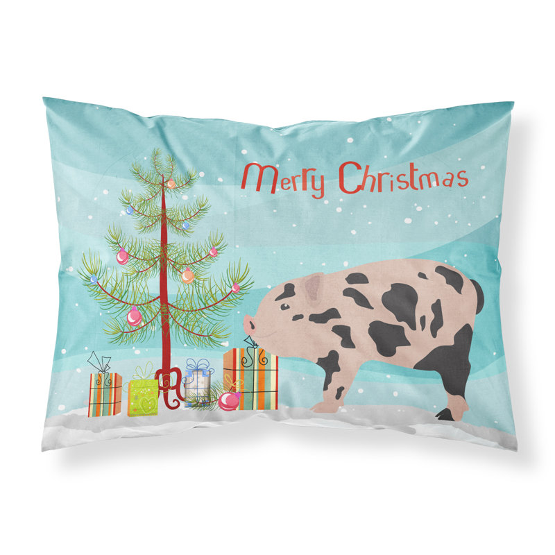 Taie d’oreiller de noël miniature pour porc