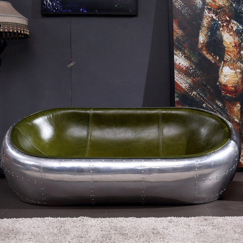 Uta 62.99'' Faux Leather Loveseat