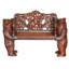 Deux ours tenant un banc