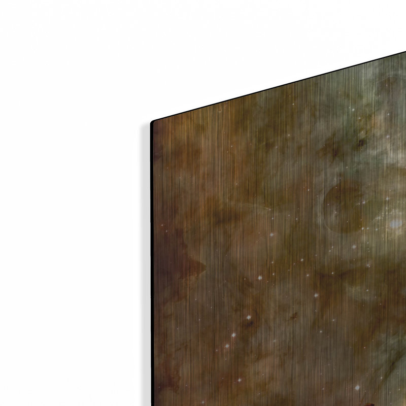 «Ivy Bronx», Carina Nebula, télescope Hubble, art mural en métal, H 16 po x l 48 po