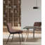 Chaise de salle à manger moderne et simple en cuir Pu