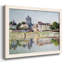 «By The River At Vernon», 1883, reproduction d'art encadrée sur toile par Claude Monet-1286450979-1286450991