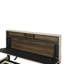 Lit plateforme tapissier avec tête de lit, gigogne simple, 2 tiroirs, ports USB et prises de courant-1093951648-1093951662