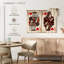 Ensemble de 2 pièces en bois pour le roi et la reine des cœurs sur toile-1271169480