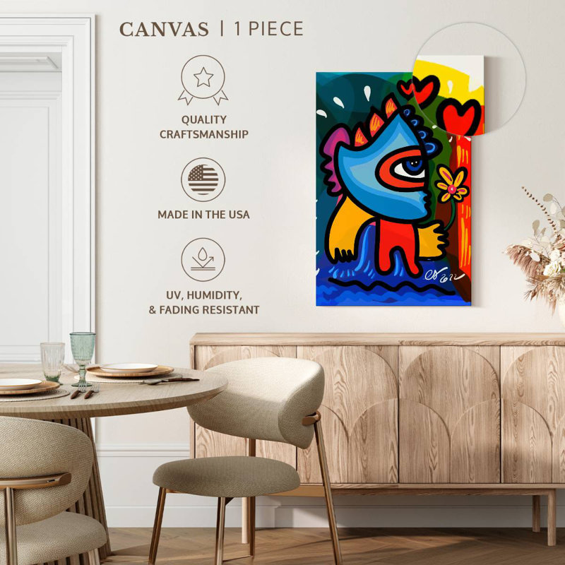 Kelan Flower Graffiti Man, 39" H x 26" W