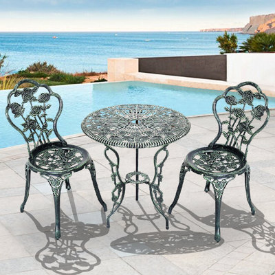 Ensemble bistro en aluminium 24 po Leacross