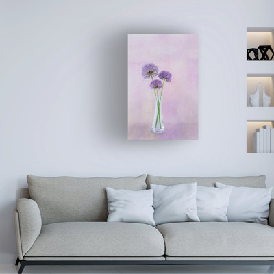 Gaille Grey  3 Allium Canvas Art