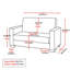 Causeuse convertible avec rangement Loveseat Sofa Collection-1789776152