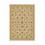 Tapis beige tissé à motif floral lavable Mosso-1209153835