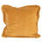 Velvet Ruffled Square Pillow