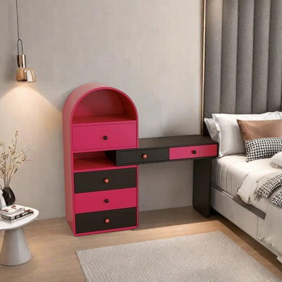 Commode de rangement rétractable
