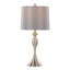 Ensemble de lampes de table en métal 27 po avec abat-jour empire en lin Kateryn-655114480-655114489