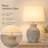 23" Ceramic Single Table Lamp Set