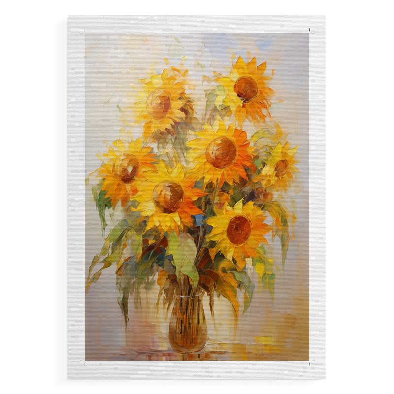 Série FLORAL CDLX III - Impression sur toile seulement - NON CADRE, H 60 po x l 40 po